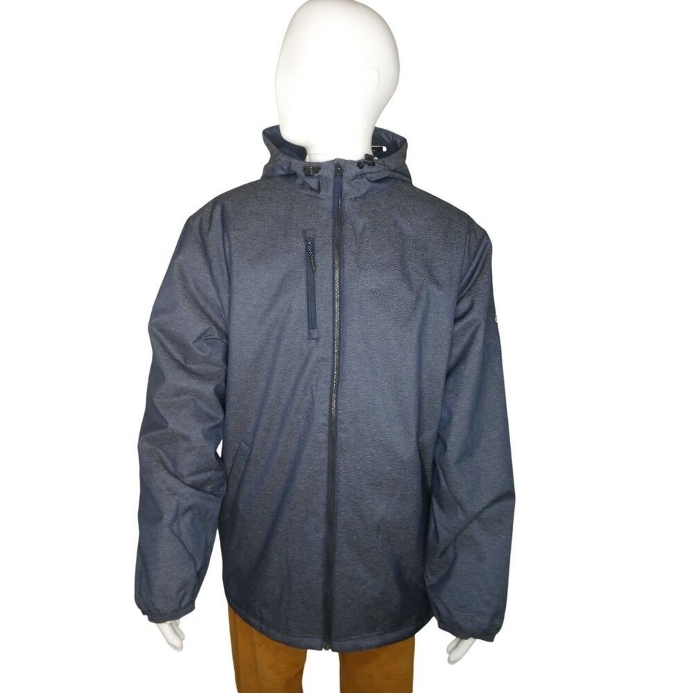 Adidas Men's GB OTRWR Jacket BV3958 Navy – Weatherproof, Hooded, Full Zip, S - Picture 4 of 12
